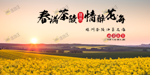 中国风农副产品文化节活动主kv